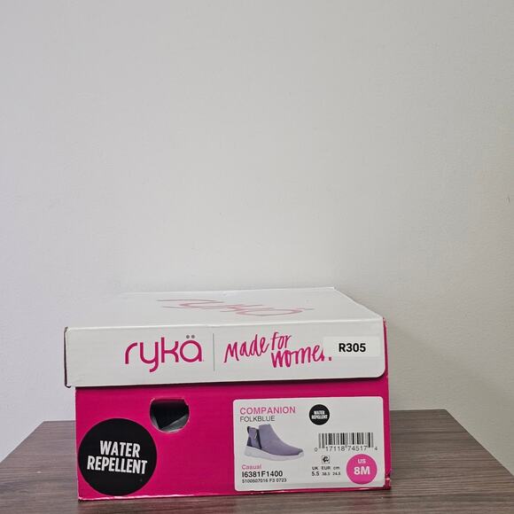 Ryka Women's Companion Water Repellent Ankle Booties Size 8 Folkblue NWT - Picture 10 of 10